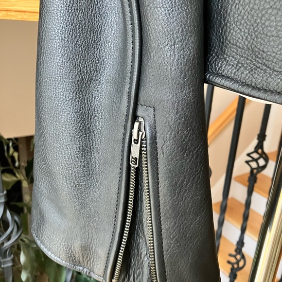 Free People Understated Leather bell sleeve leather jacket - Picture 7 of 10